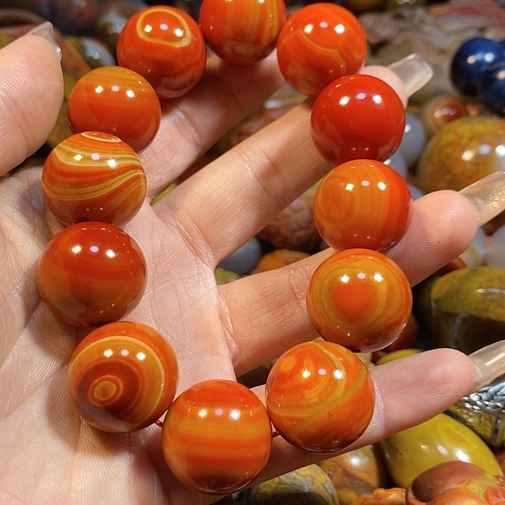 玛瑙/玉髓手链未镶嵌张*军