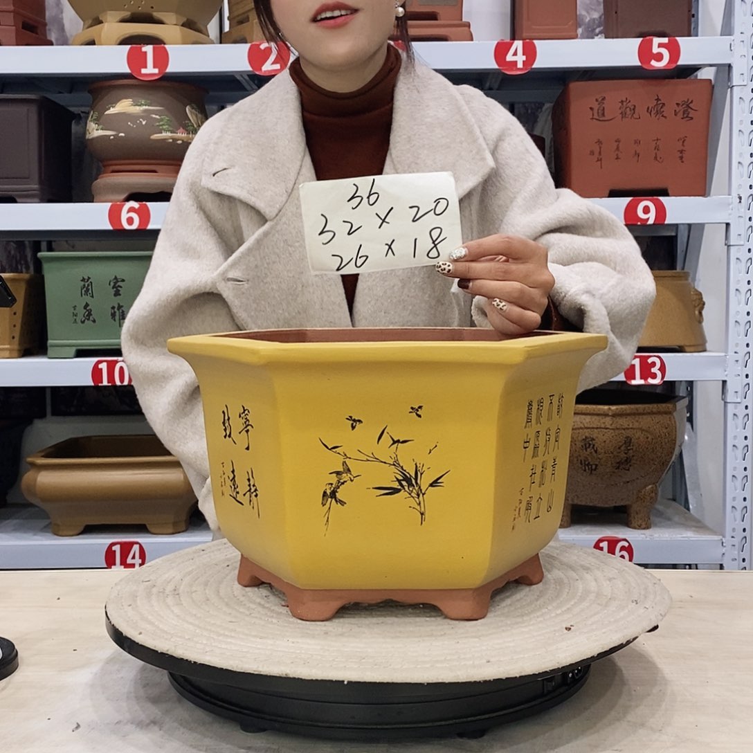 紫砂花盆紫砂花盆