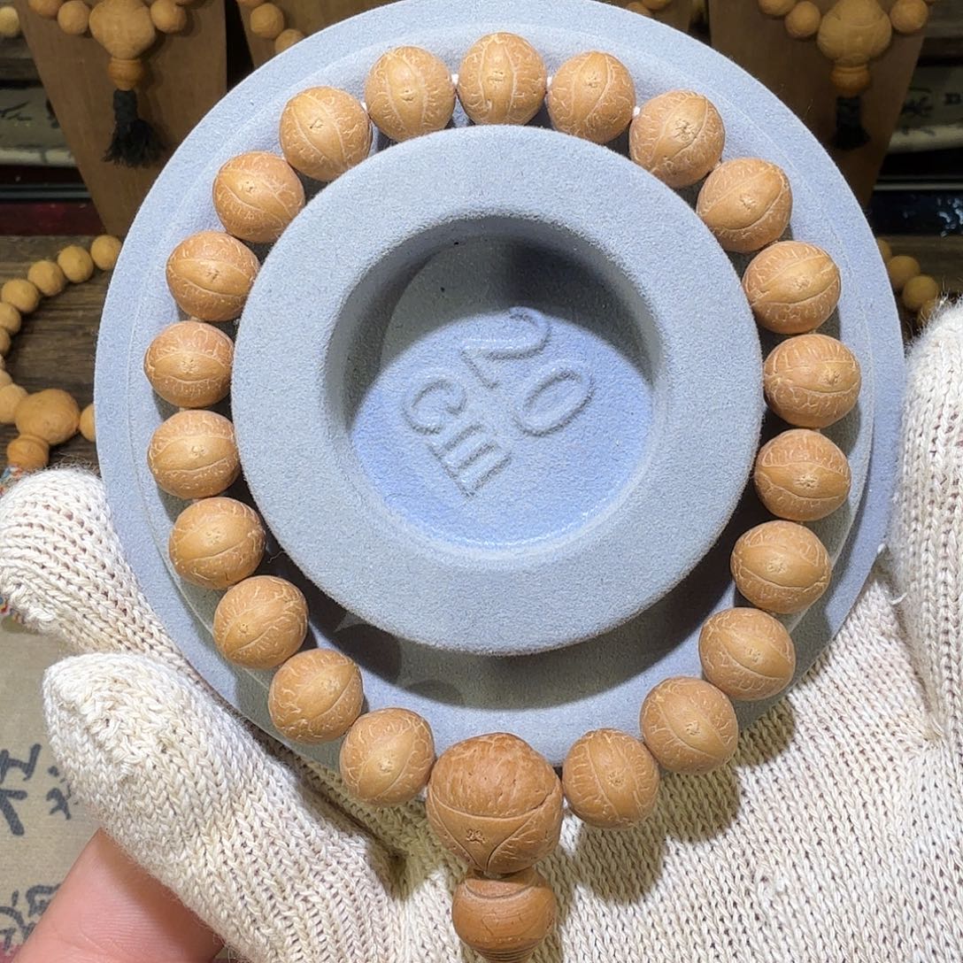 手串凤眼菩提半实心玉华底12mm