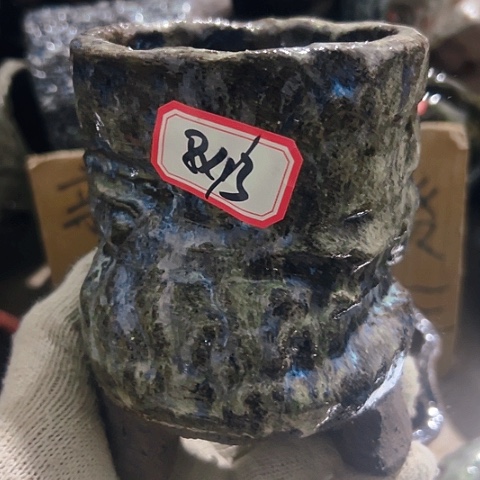 红陶粗陶花盆手工