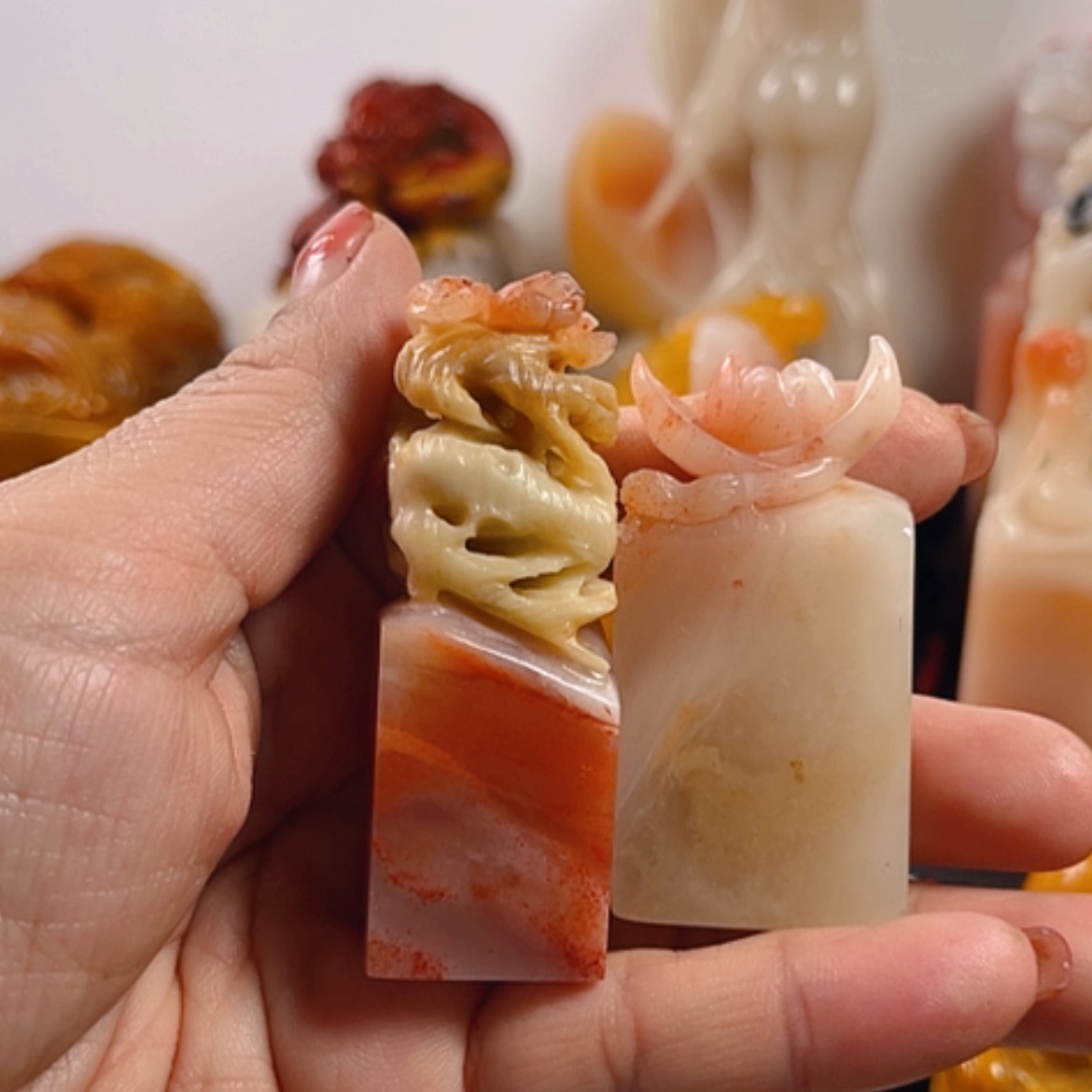 【闪购商品】老挝石明****~结晶石印章