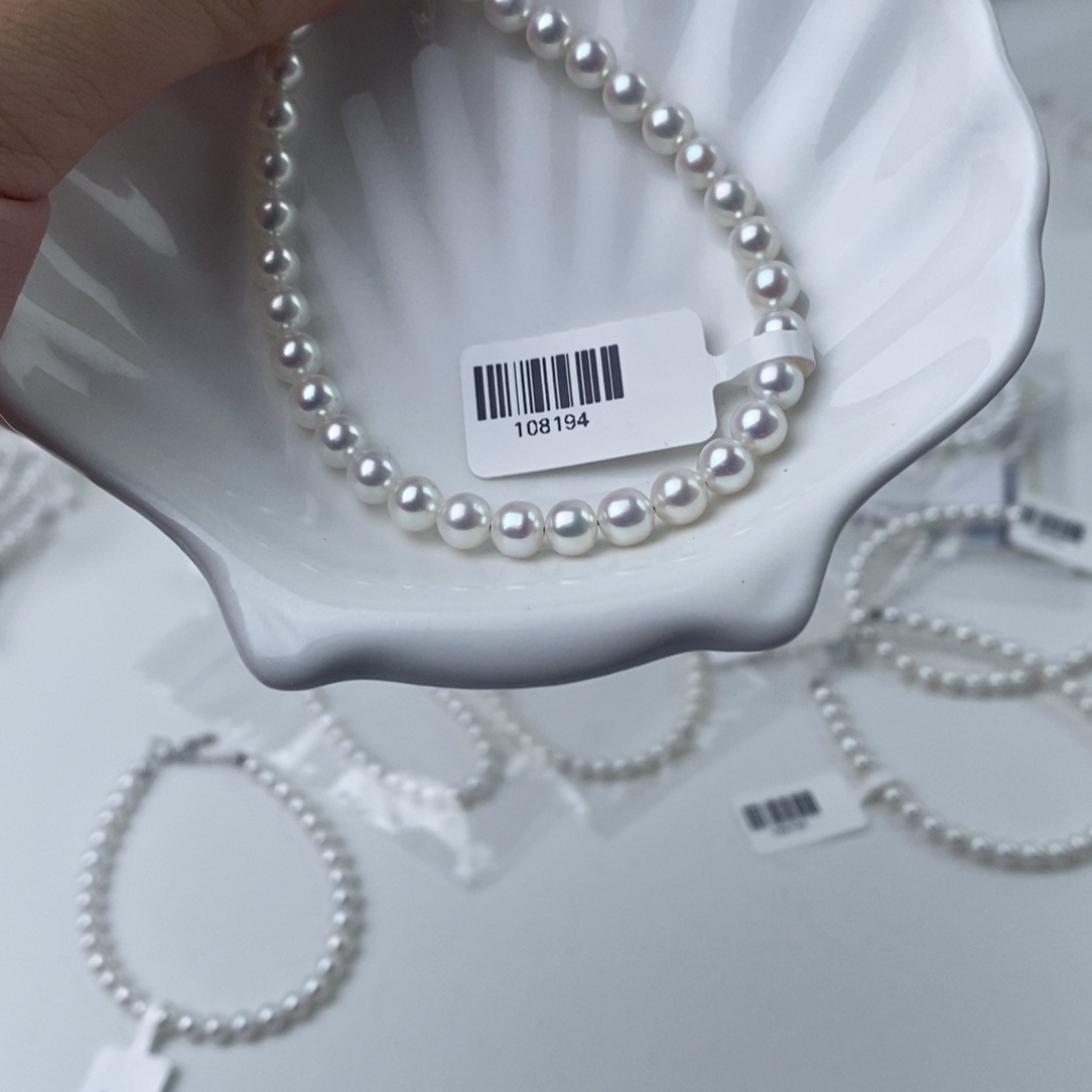 淡水珍珠银S925镶嵌手链108194