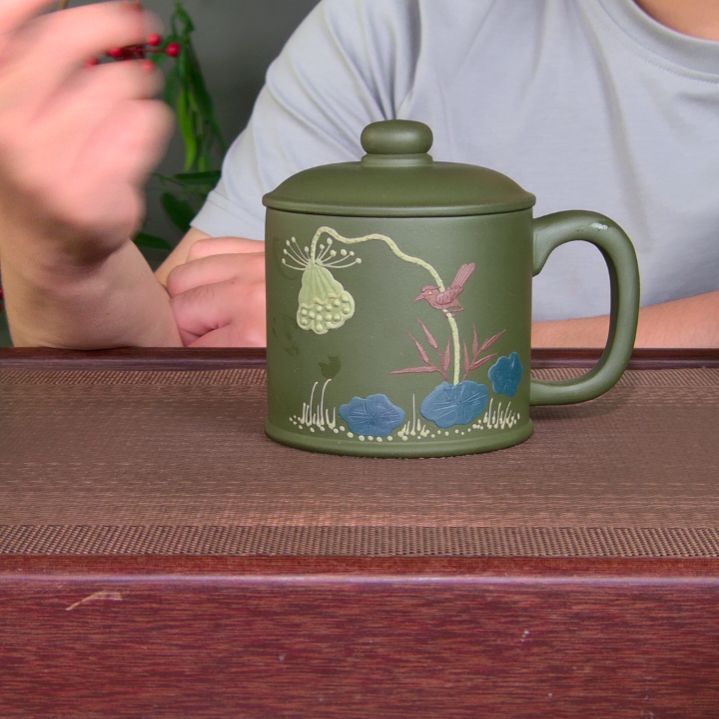 茶杯紫砂高货放漏