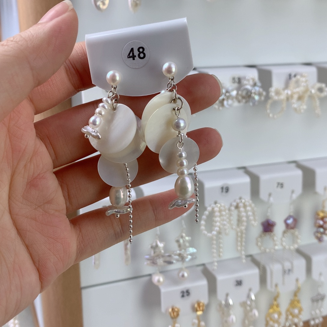 未镶嵌耳饰淡水珍珠