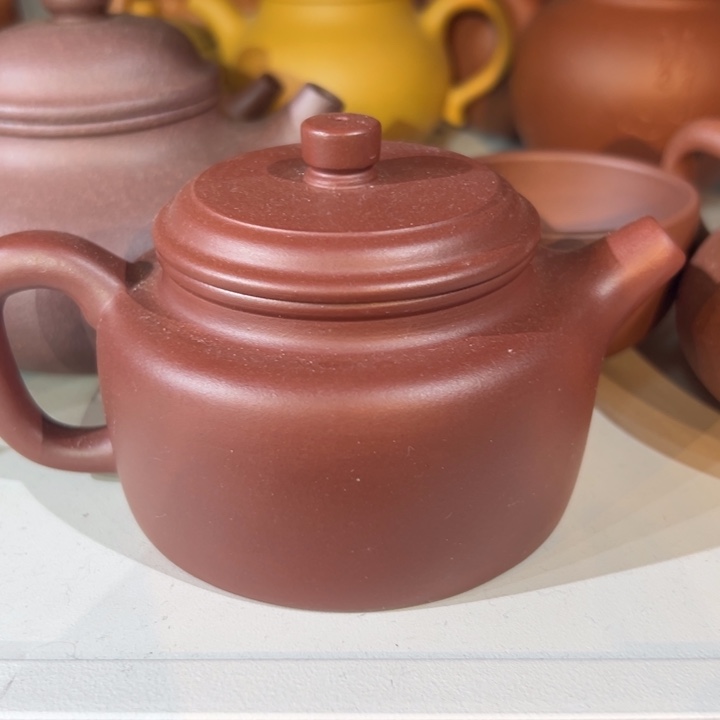 紫砂茶壶紫泥德中200cc