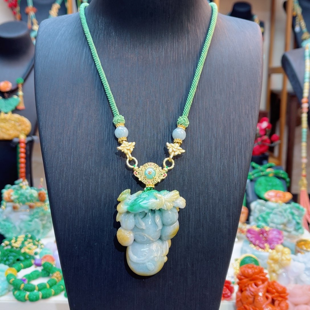 翡翠颈饰合金48小时鉴赏期