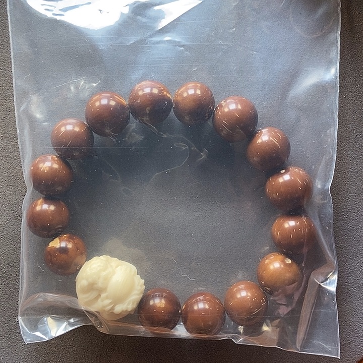菩提把件紫金鼠菩提子