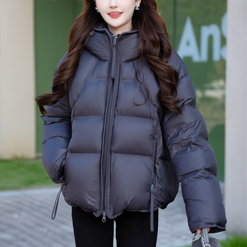 【暮色绵语】云朵高端泡芙棉服女短款2025冬季新款爆款保暖外套