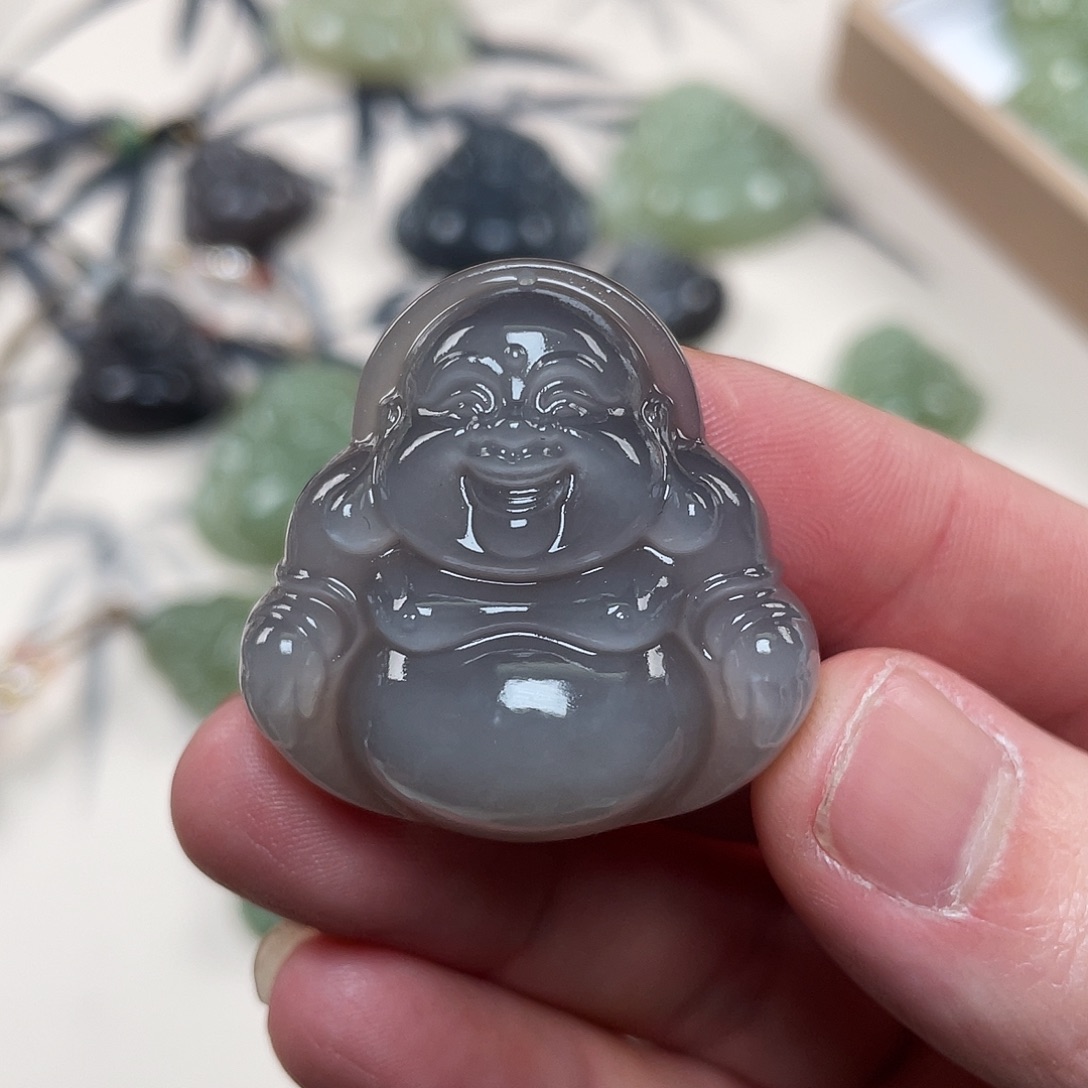 和田玉吊坠(不含链)未镶嵌林*微瑕