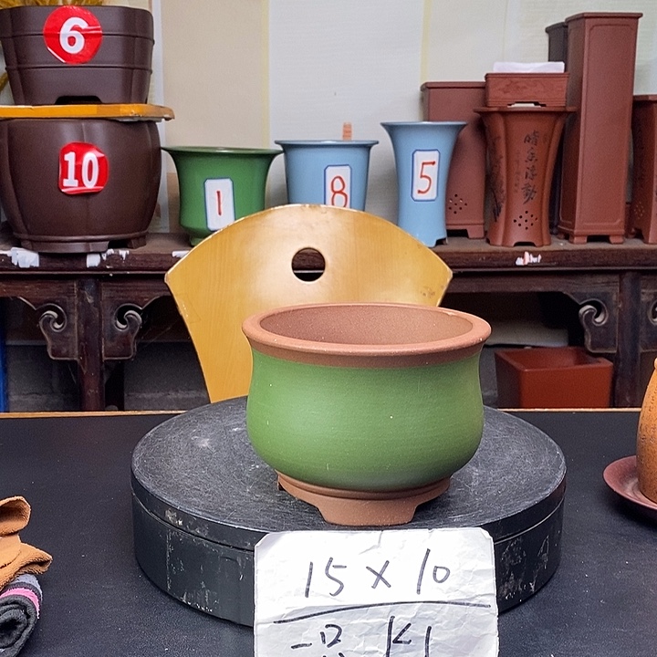 紫砂花盆货号一只K1