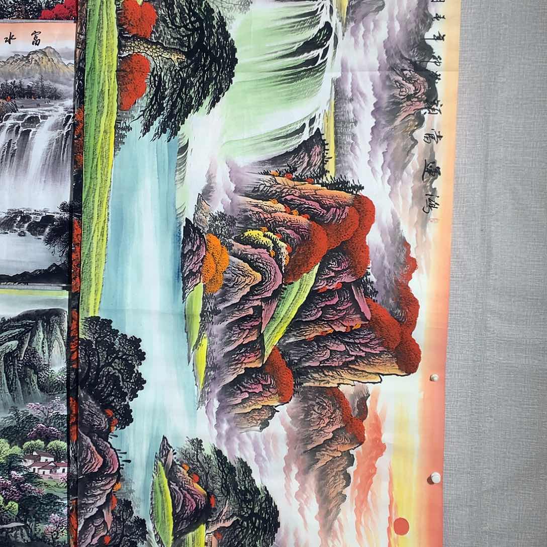 国画善*八尺手绘画画画