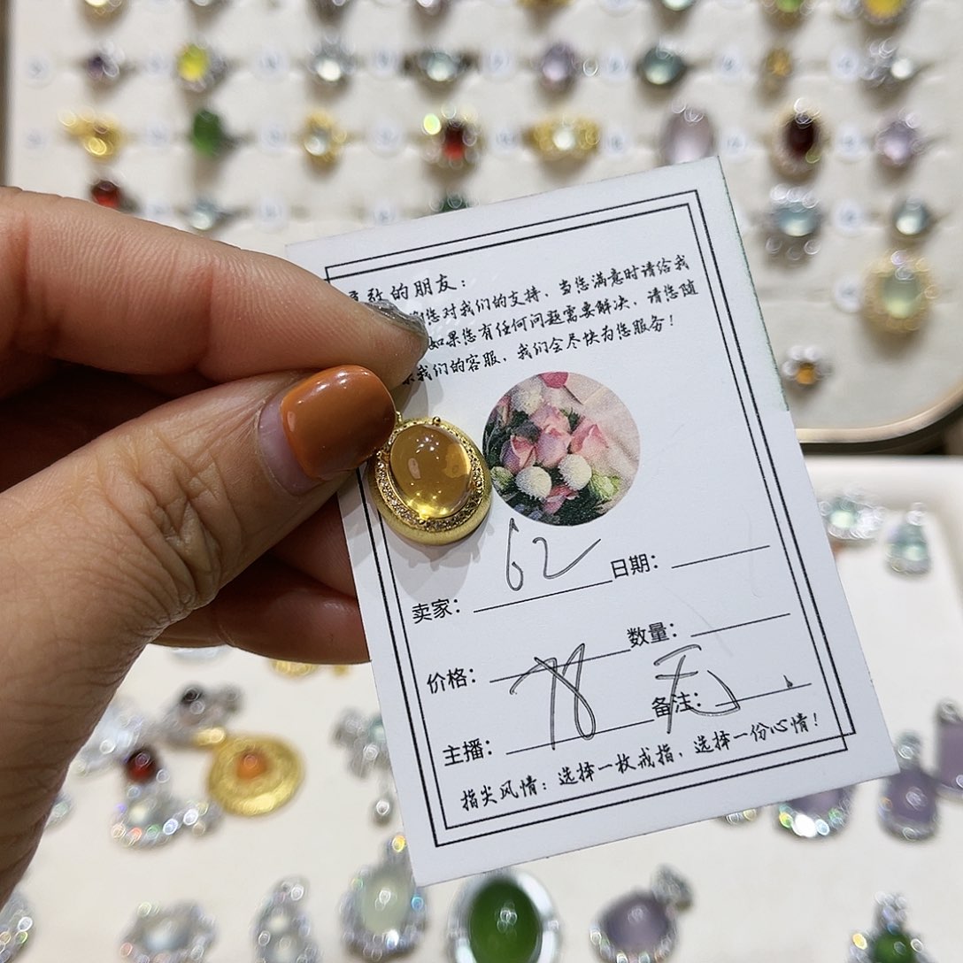 岫玉戒指银S925镶嵌戒指