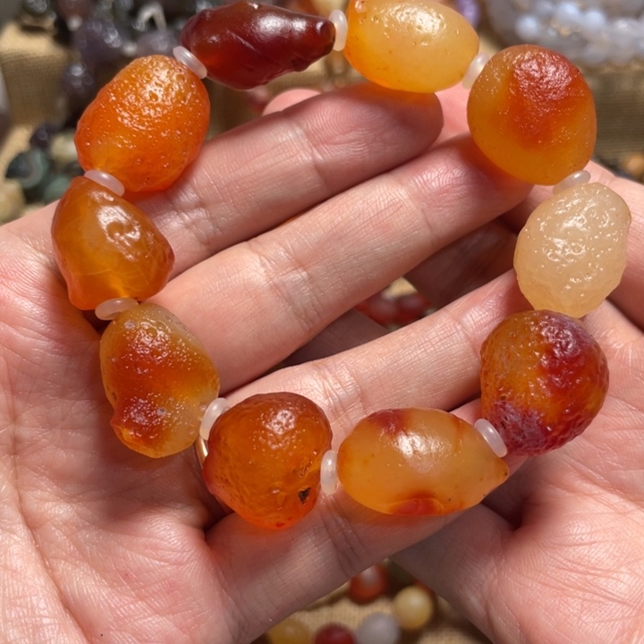 玛瑙/玉髓合金手链