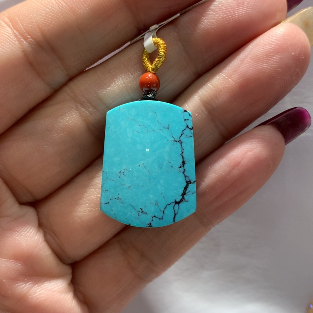 未镶嵌绿松石吊坠