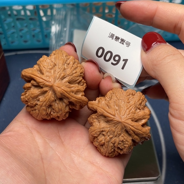 文玩核桃把件粗筋44