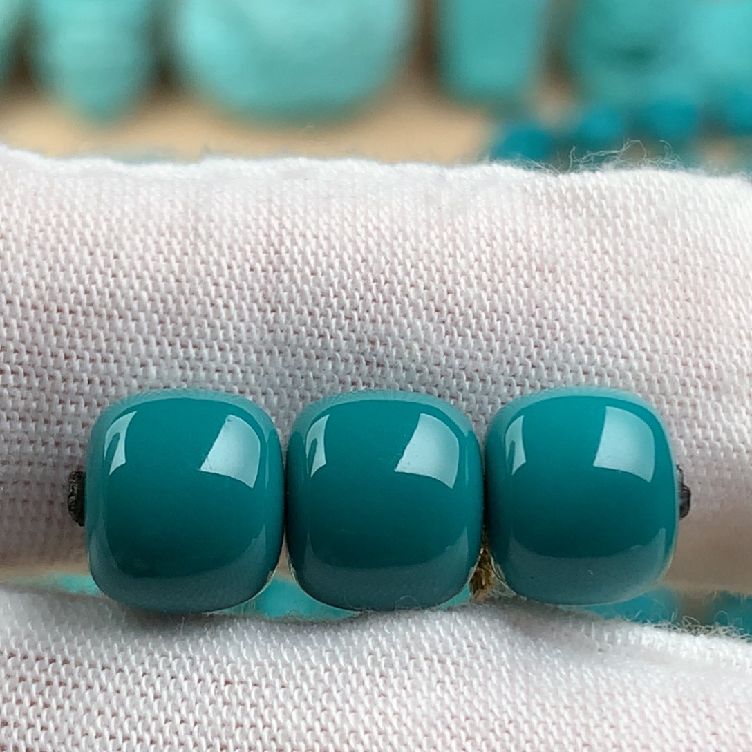 未镶嵌绿松石配珠卡8.8