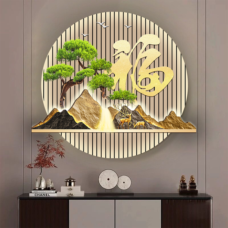 玄关装饰画走廊挂画楼梯入户落地画客厅装饰画