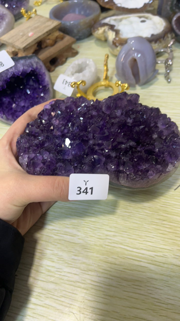 紫水晶平板八字的