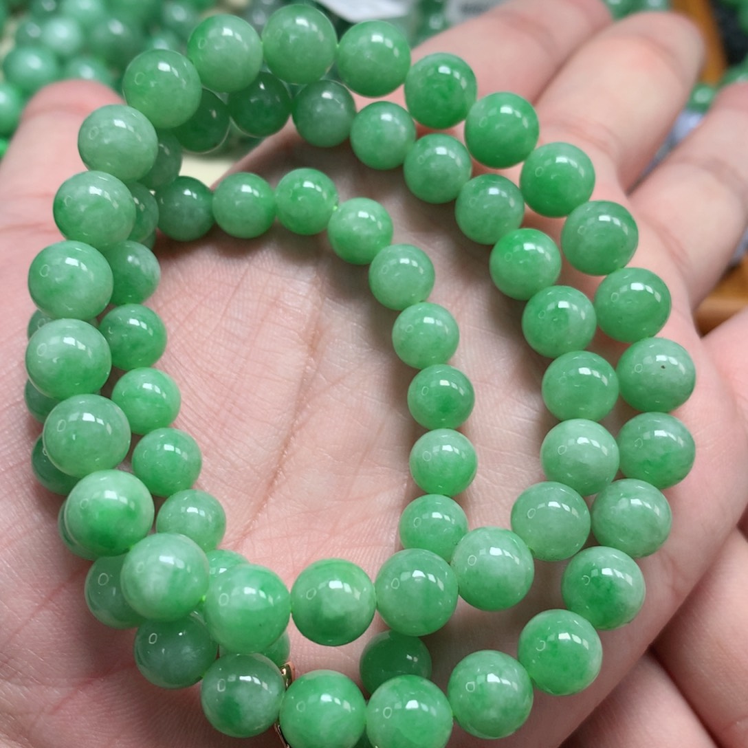 未镶嵌手链翡翠翡翠