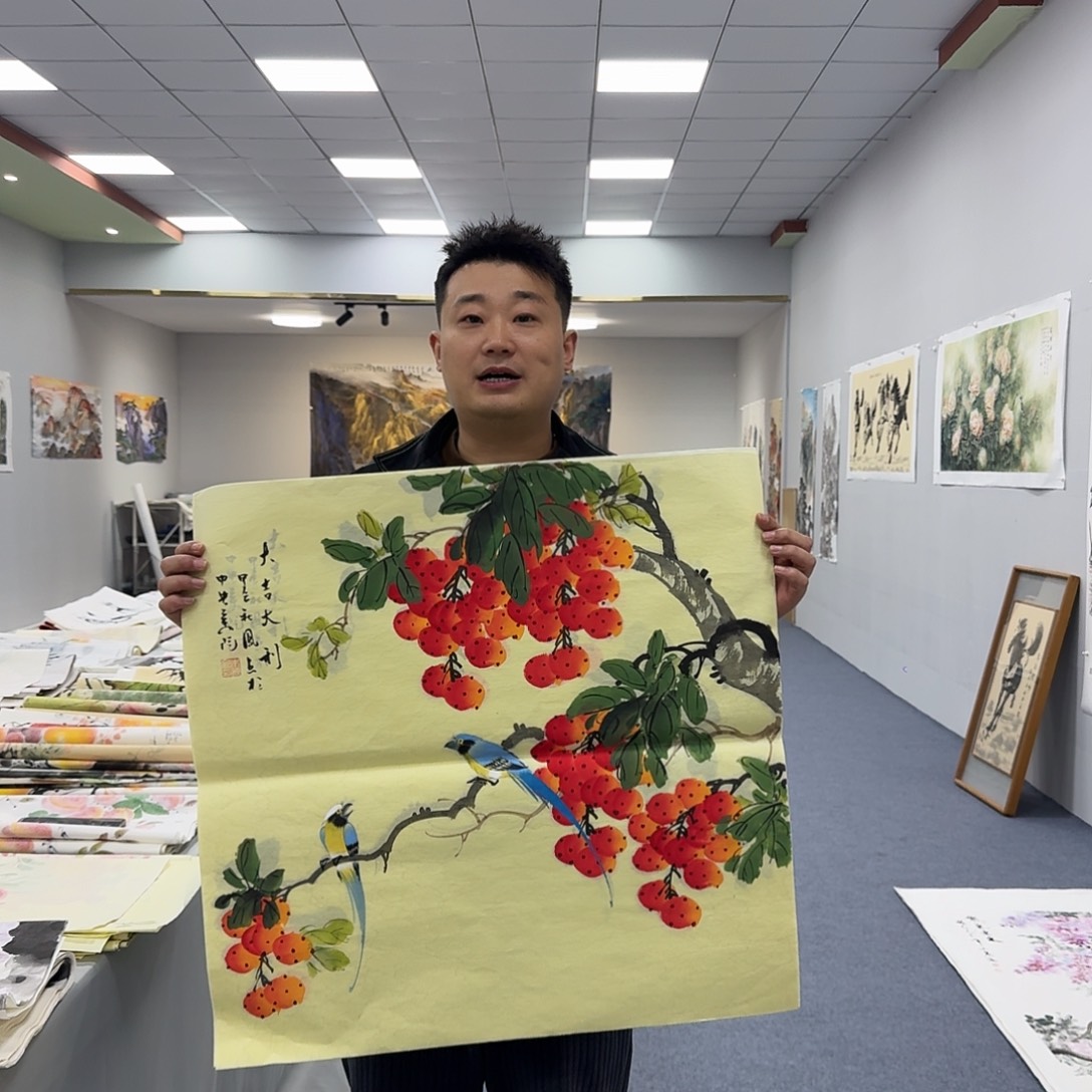 国画国画作品宣纸纯手绘