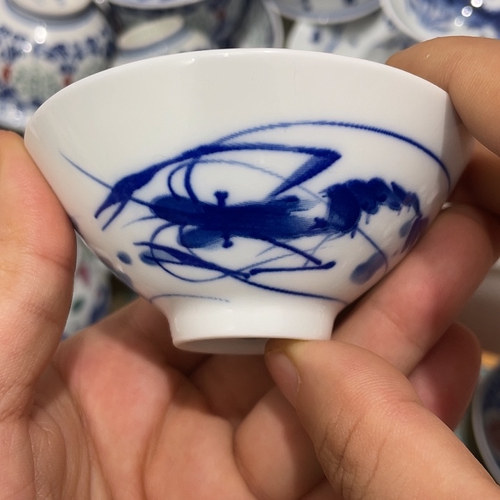 摆件陶景德镇陶瓷主人杯234