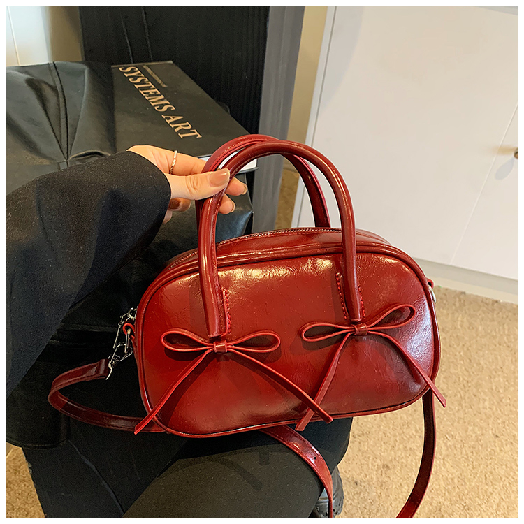 【喜饰家】韩系蝴蝶结百搭小众ins简约时尚单肩小包包