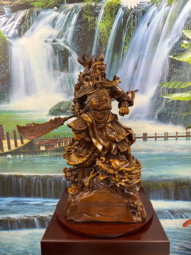 祥龙关公 家居装饰摆件 长25 高52