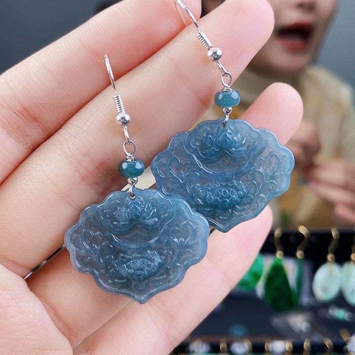 翡翠耳饰未镶嵌饰品