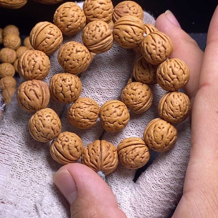 手串桃核纯野生桃核