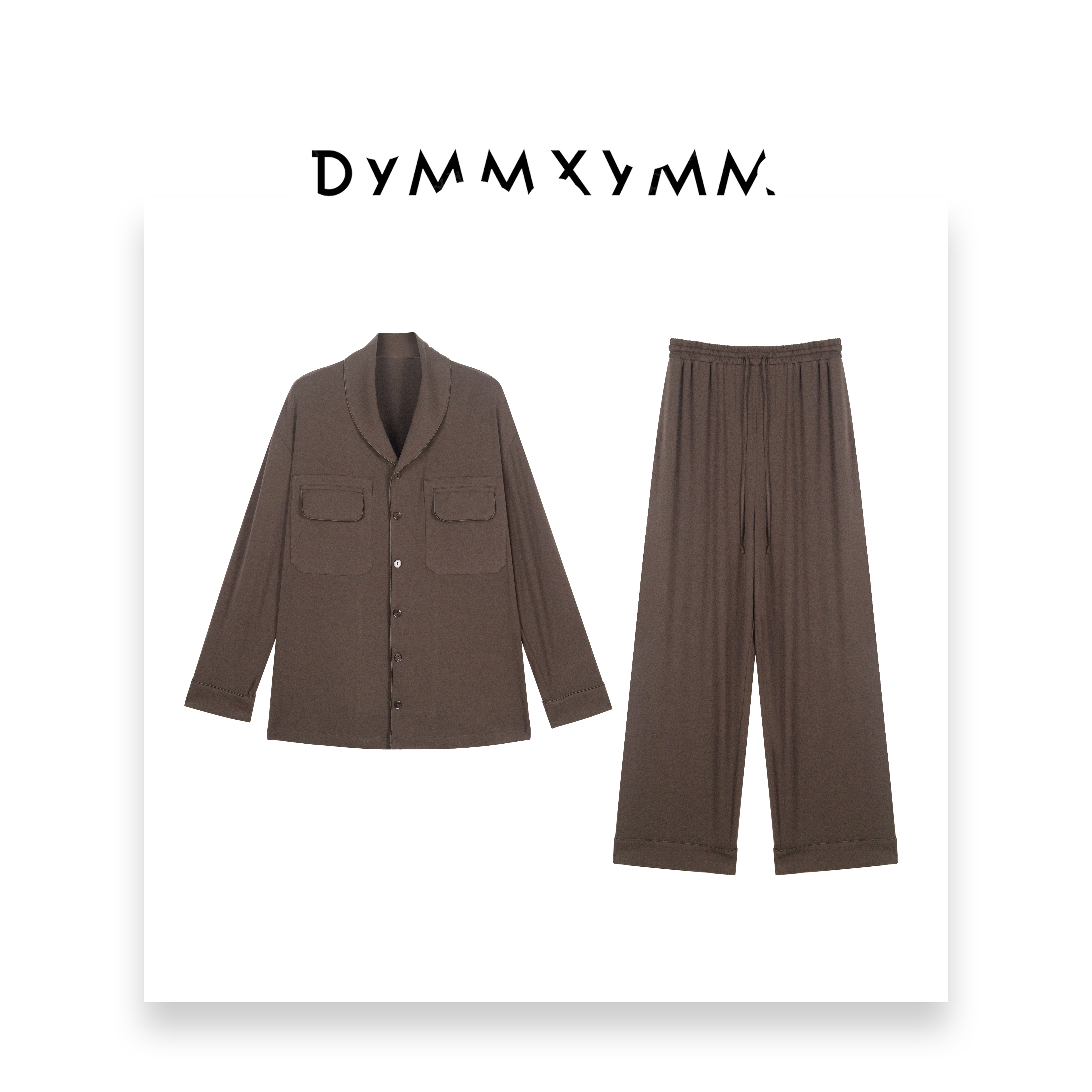 【男女同款】【DYMMXYMM】-【黑标】-.休闲舒适家居服套装-5FWW7781