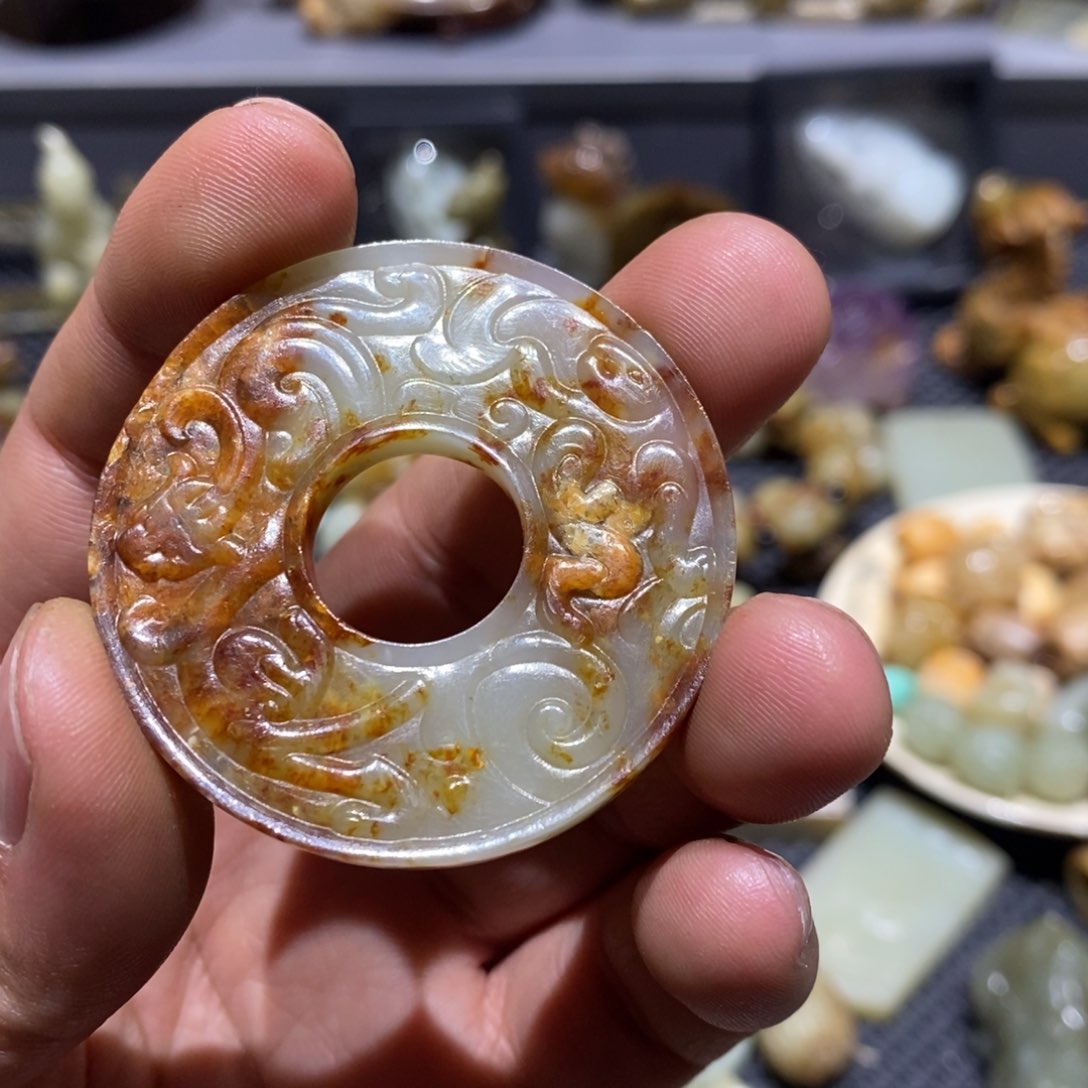 和田玉（糖玉）颈饰未镶嵌6****9