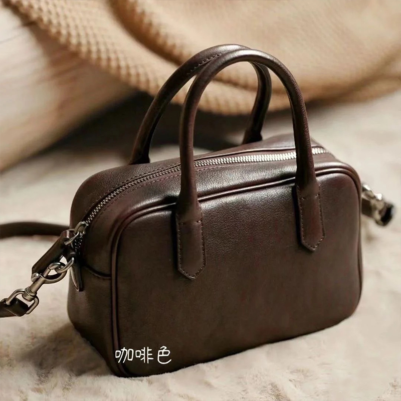 宽宽包新款爆款女包小众设计保龄球手提包女士高级感单肩斜挎包