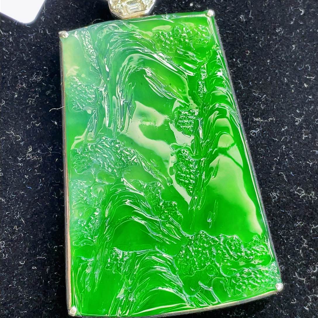 翡翠吊坠(不含链)未镶嵌