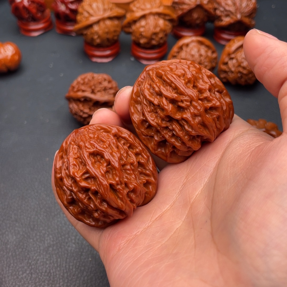 文玩核桃把件麦虎