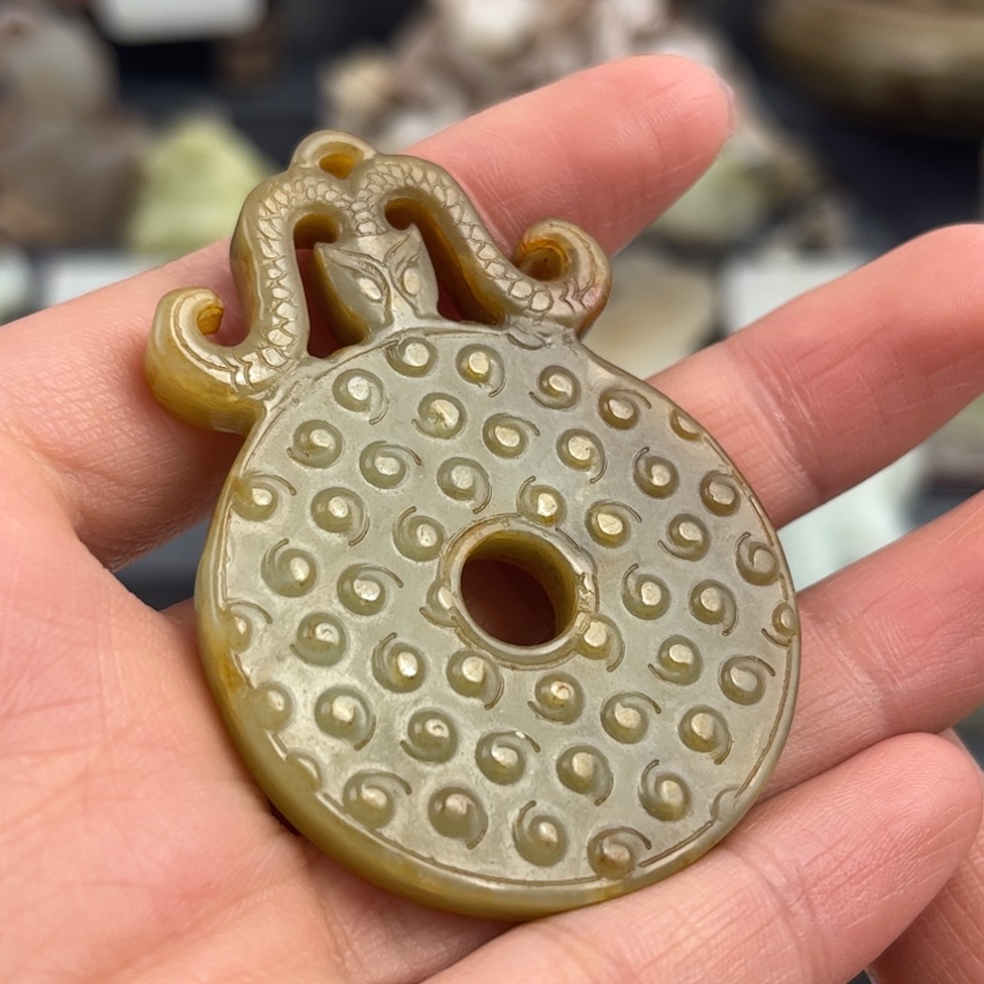 和田玉未镶嵌颈饰鉴古藏珍鉴古藏珍