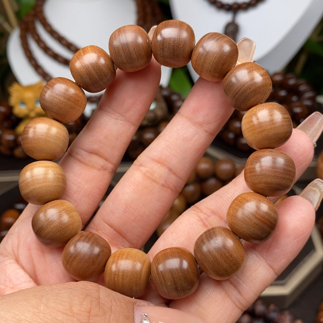 印度老山檀香13×14黑棕横纹