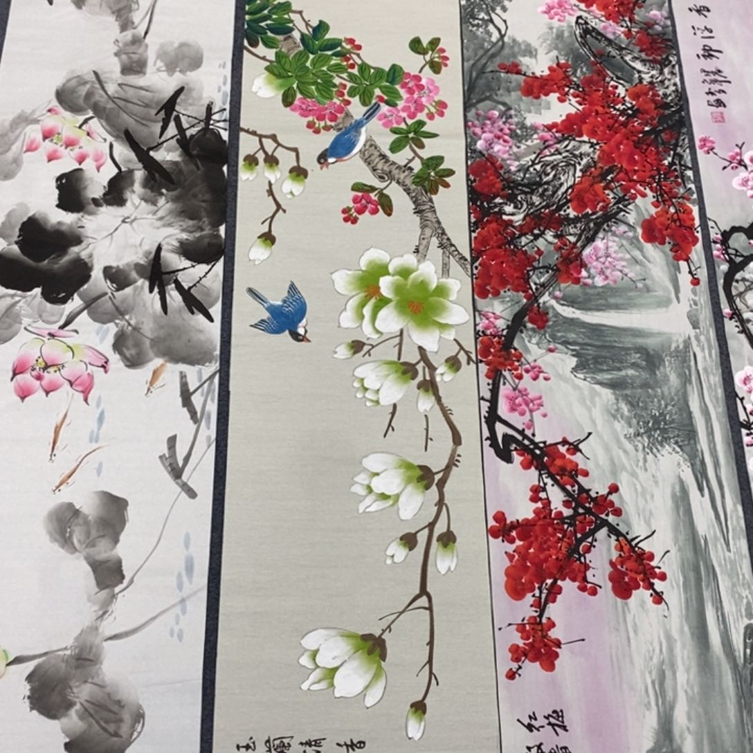 国画尺寸140✖️35四尺对开