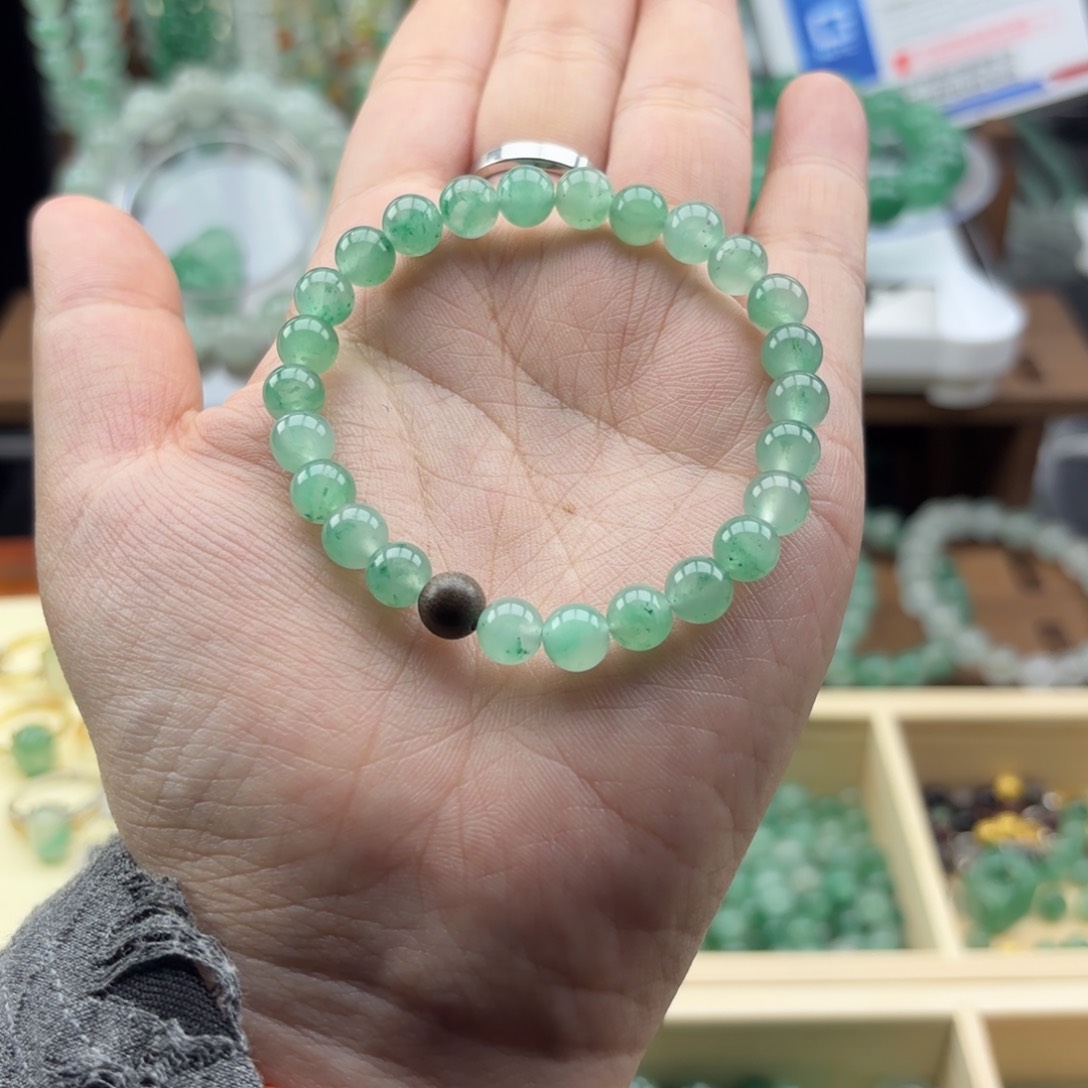 石英质玉未镶嵌手串