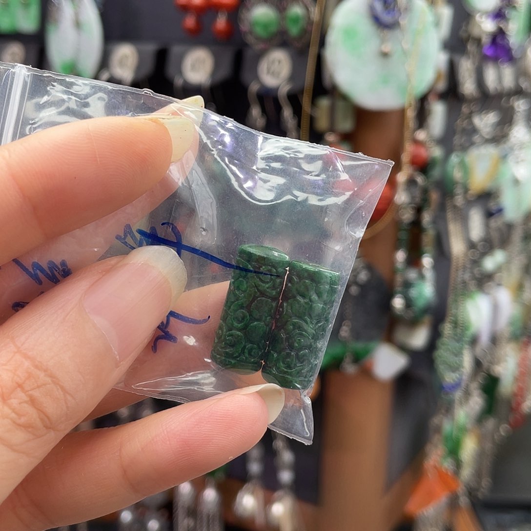 得***洋翡翠银S925镶嵌耳饰809ghhhh