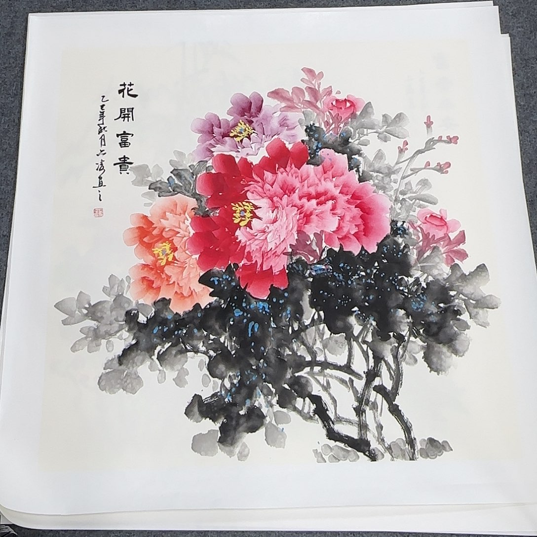 国画68*68纯手刘亦凌