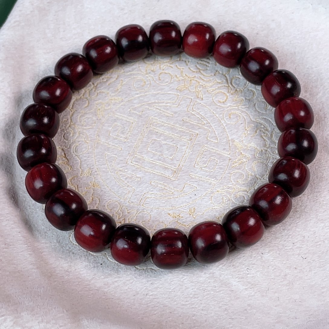 小叶紫檀手串/手链银*云印度小叶紫檀1.0