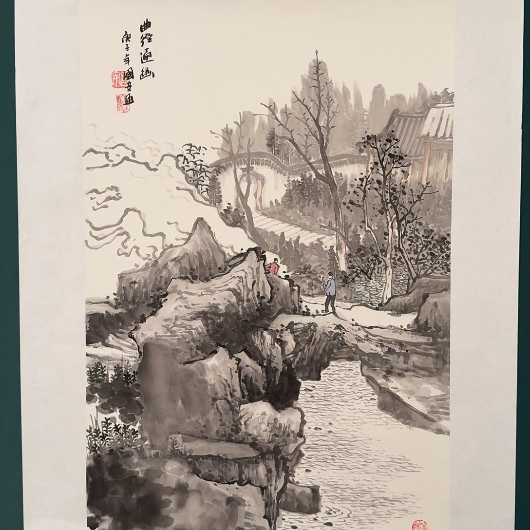 国画丁老师的作品