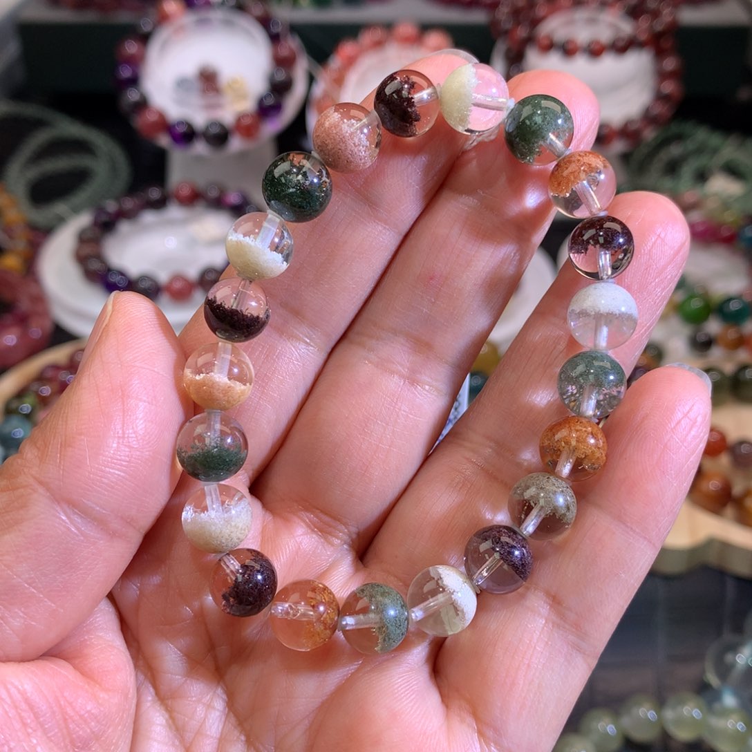 水晶手链未镶嵌8.5毫米四季幽灵