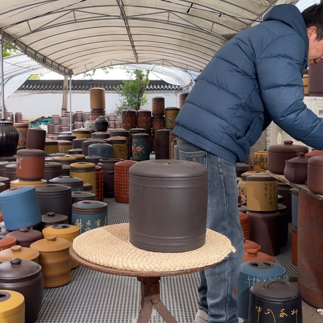 紫砂茶叶罐7 饼茶叶罐