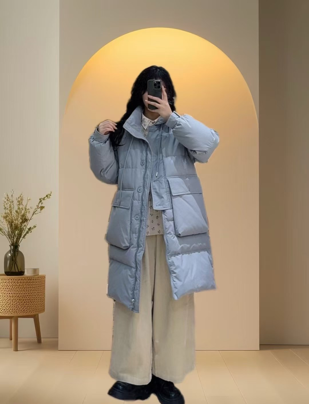 羽绒服女中长款冬季2024年新款韩版外套加厚保暖