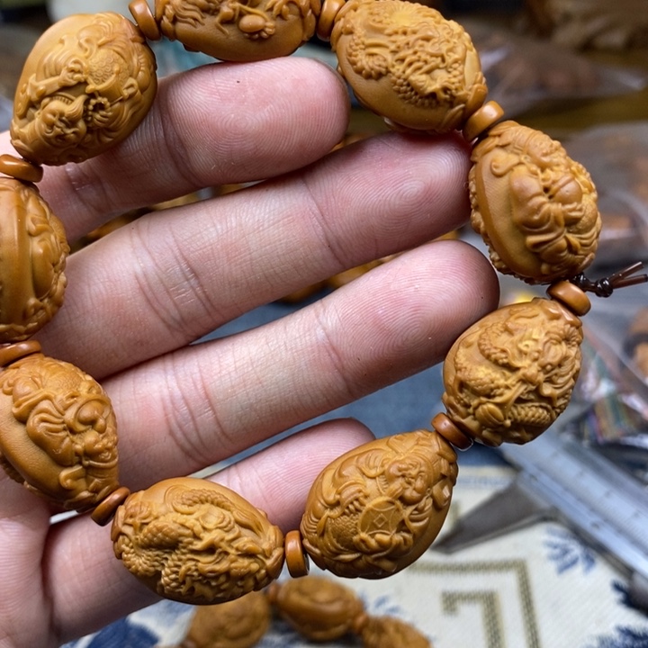 橄榄核手串/手链橄榄核雕工艺手串