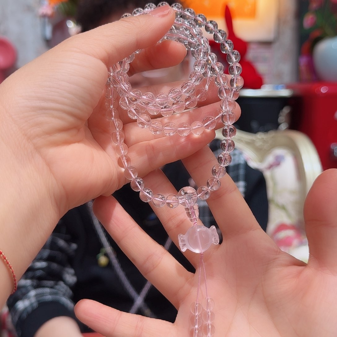 水晶项链未镶嵌手串