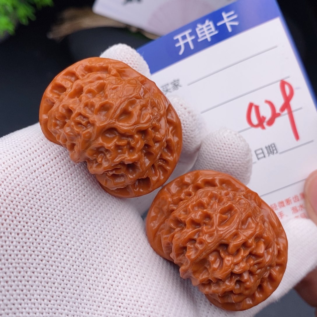 文玩核桃把件42宫灯429