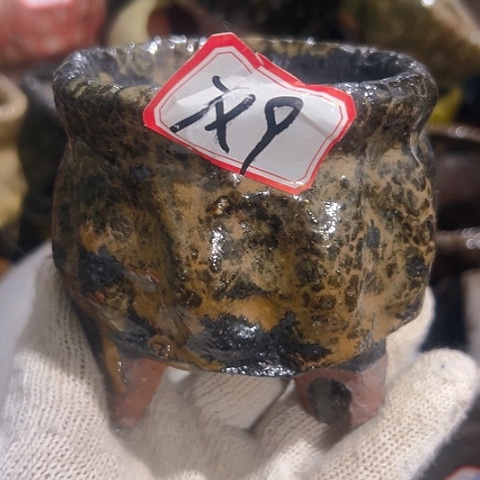 粗陶花盆手工花盆制作