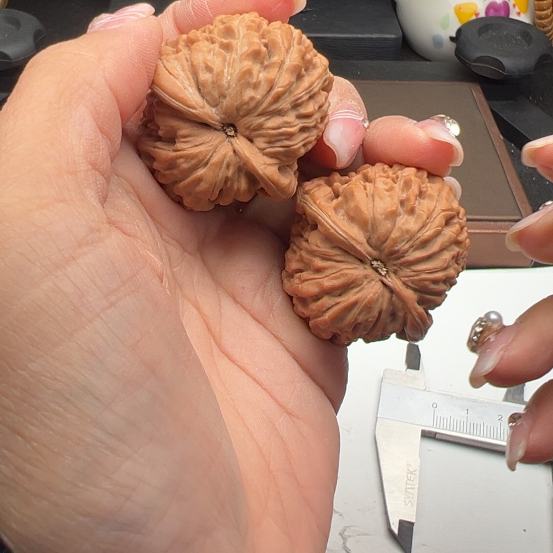 文玩核桃把件莲花38